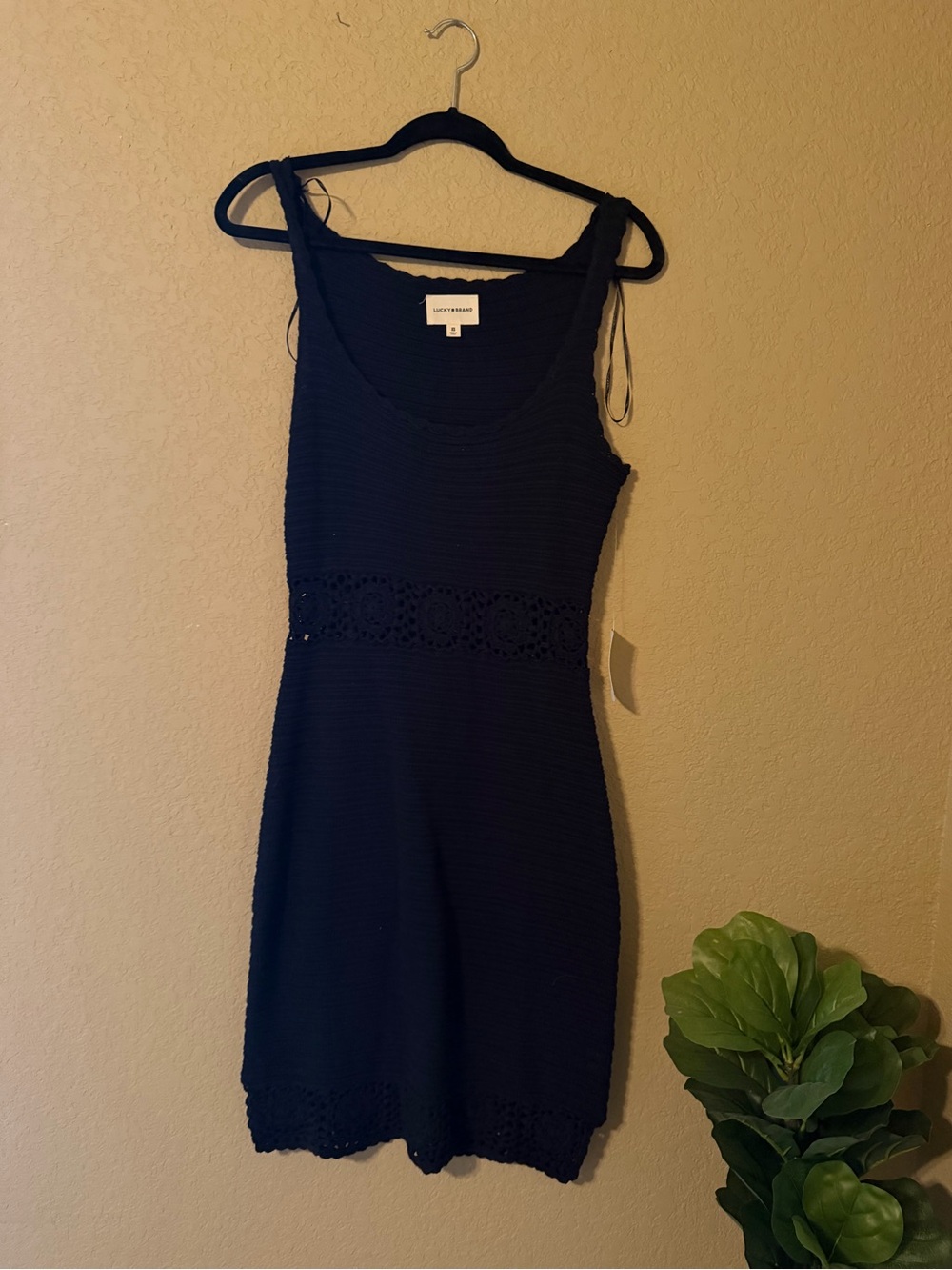 NWT Lucky Brand Crochet Knit Dress | size xsmall